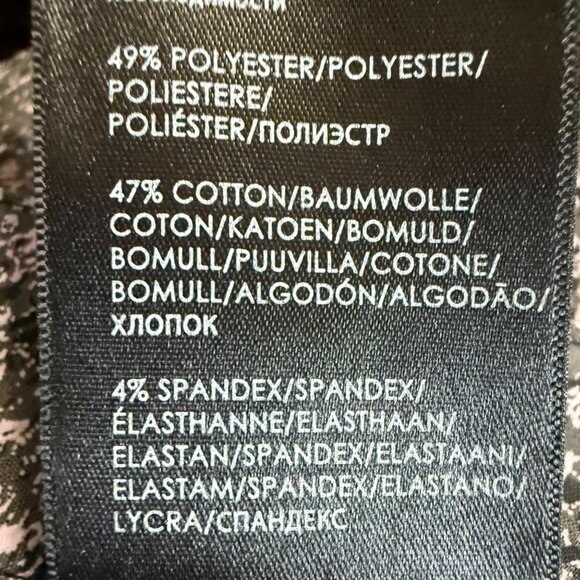 Liverpool Womens  Boot Cut Mid Rise Abstract Magnet Color Trousers Pants Size 10 - Picture 7 of 12